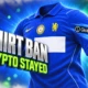 Premier League shirt ban crypto gambling sleeve sponsors