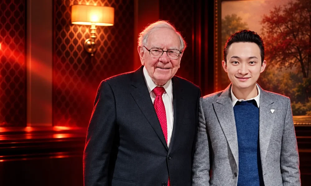 Justin Sun Buffett $4567888 Omaha charity dinner