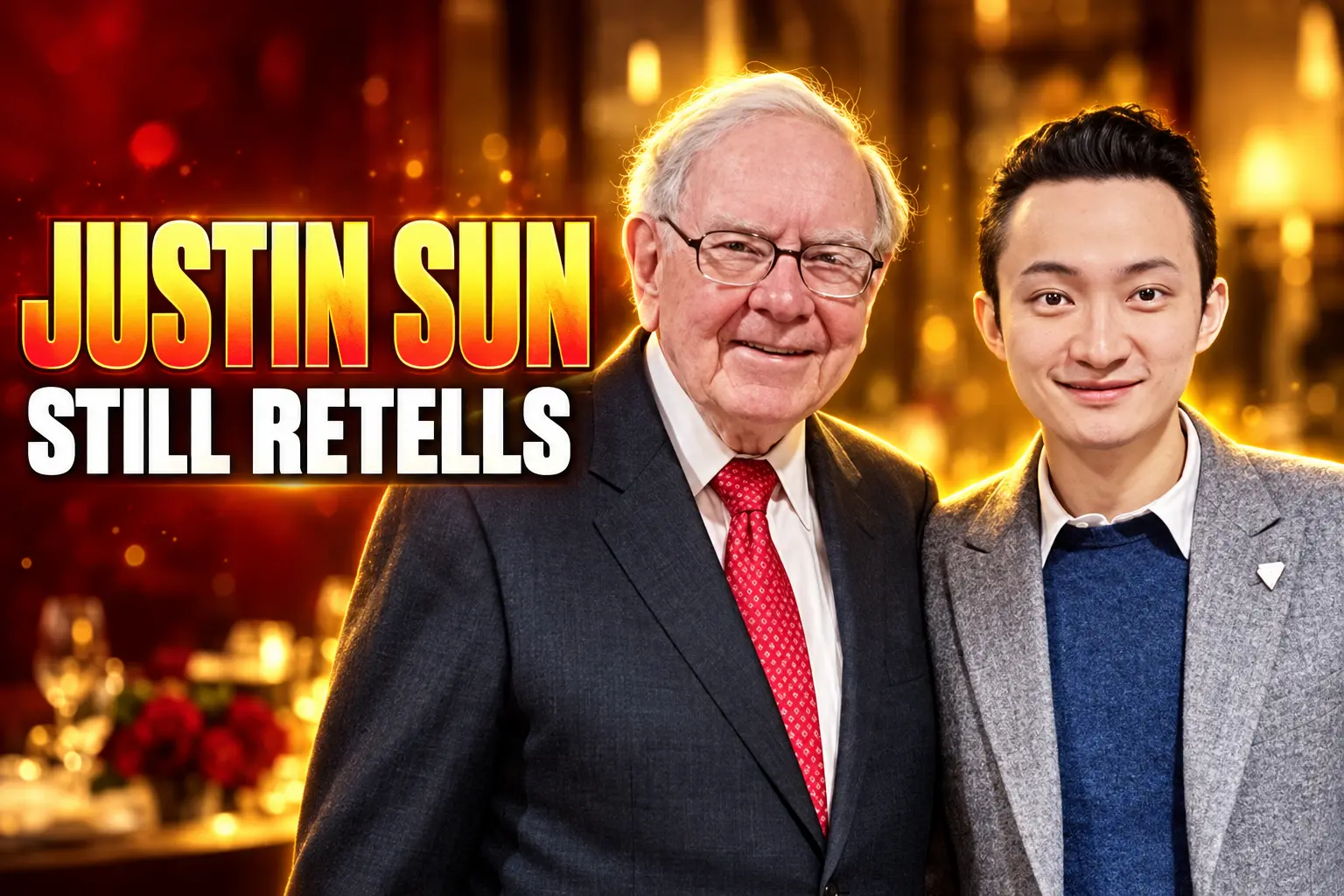 Justin Sun still retells $4567888 Buffett lunch